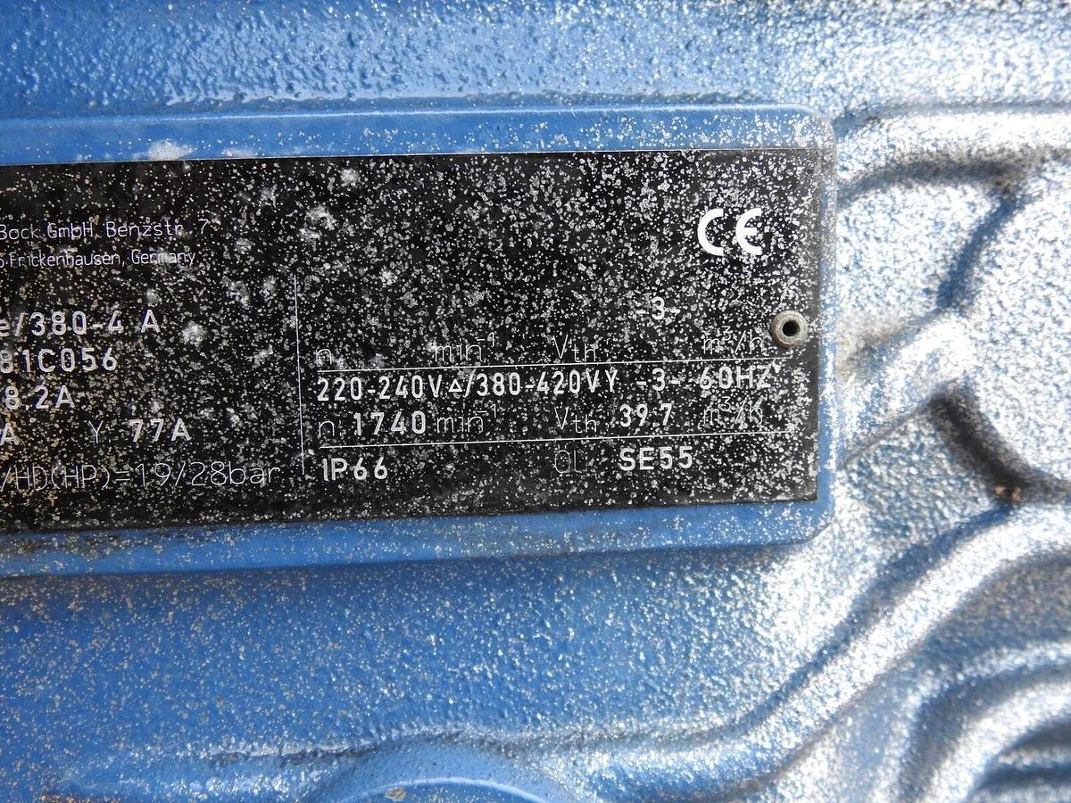 BOCK HGX34E/380-4 A Compressor Suction Gas Cooled GEA BOCK HVAC - NOB NEW READ