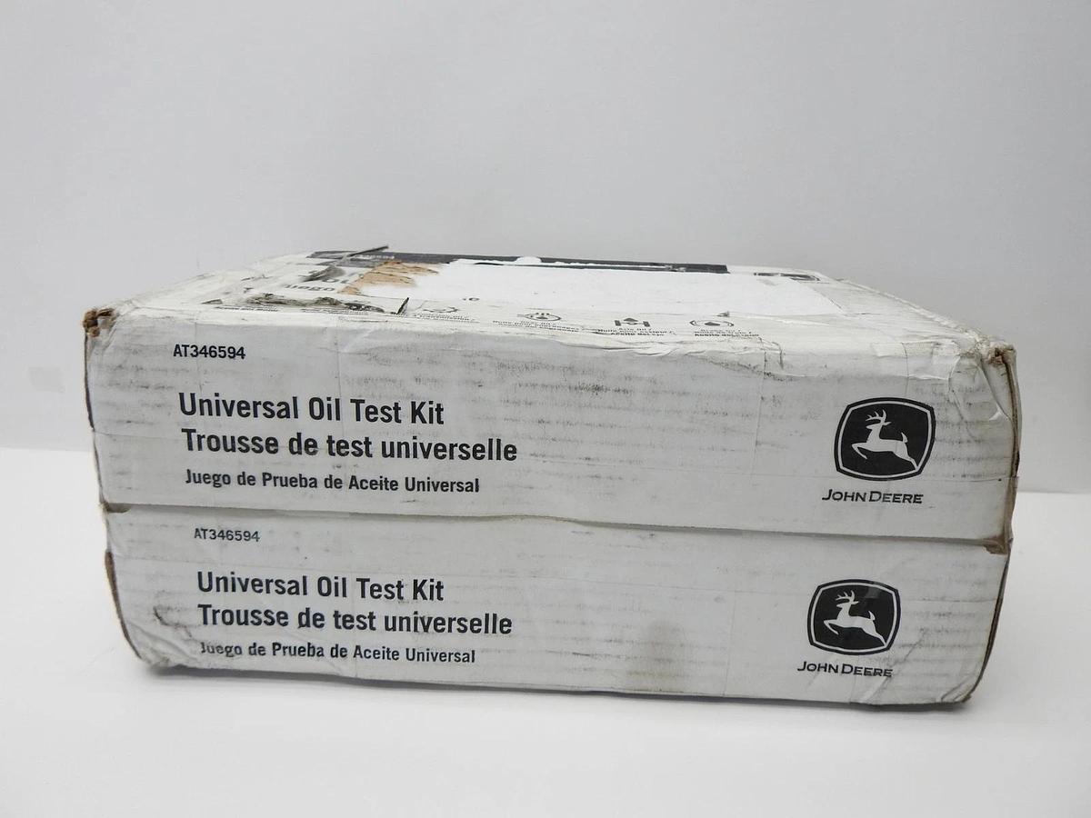 Lot of 2 - GENUINE John Deere AT346594 Universal Oil Test Kit OEM NEW