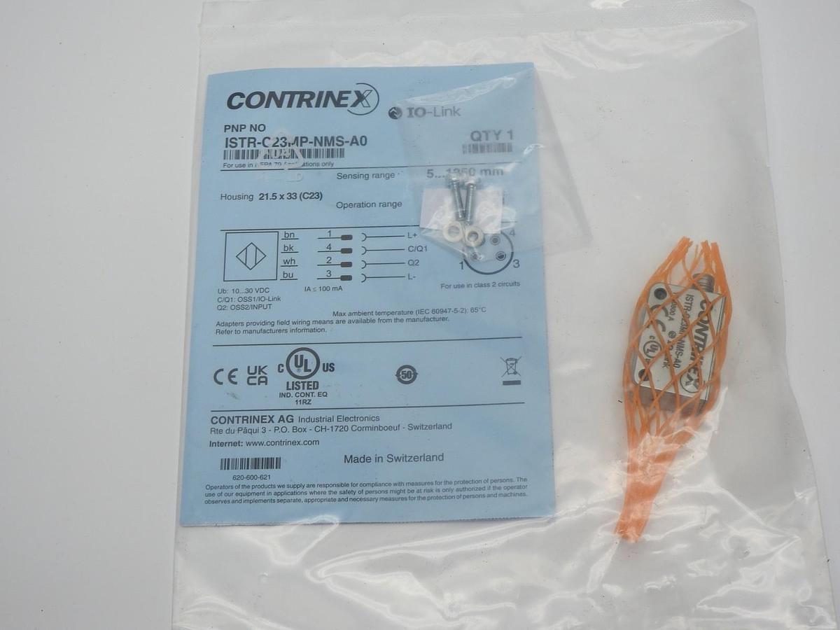 Contrinex ISTR-C23MP-NMS-A0 Photoelectric Sensor 5-1200mm Sensing Distance - NEW