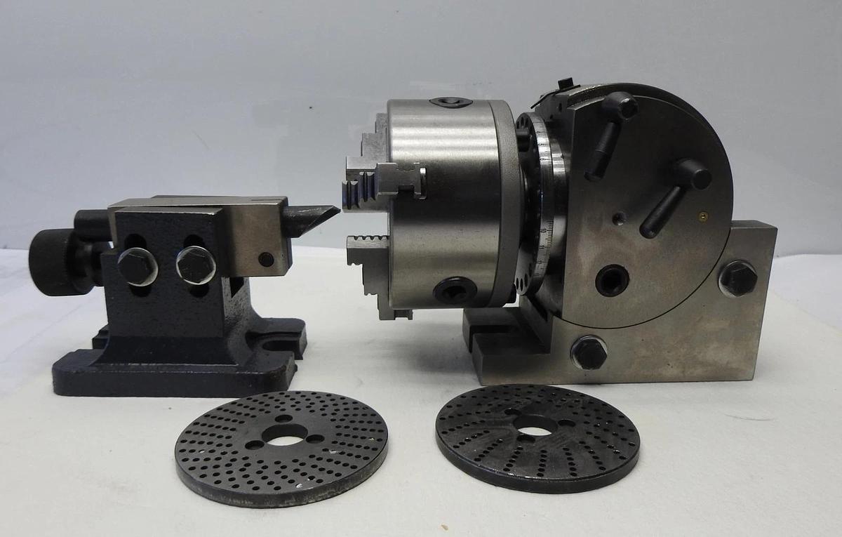 Universal Indexing Head for Milling Machine Chuck Precision Kit - NOB NEW