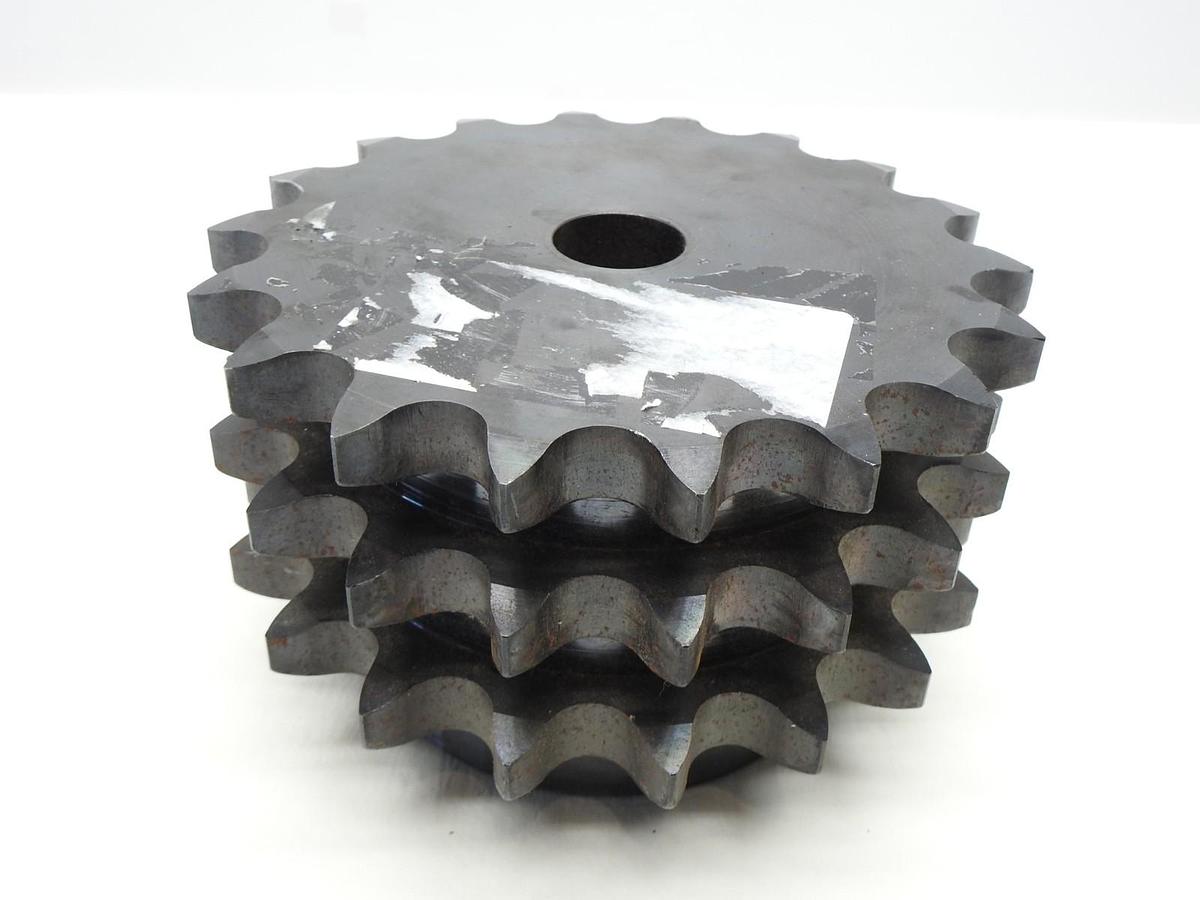 Martin E100B18 Triple Roller Chain Sprocket (Pitch: 1.250", 18T, OD: 7.839") NEW