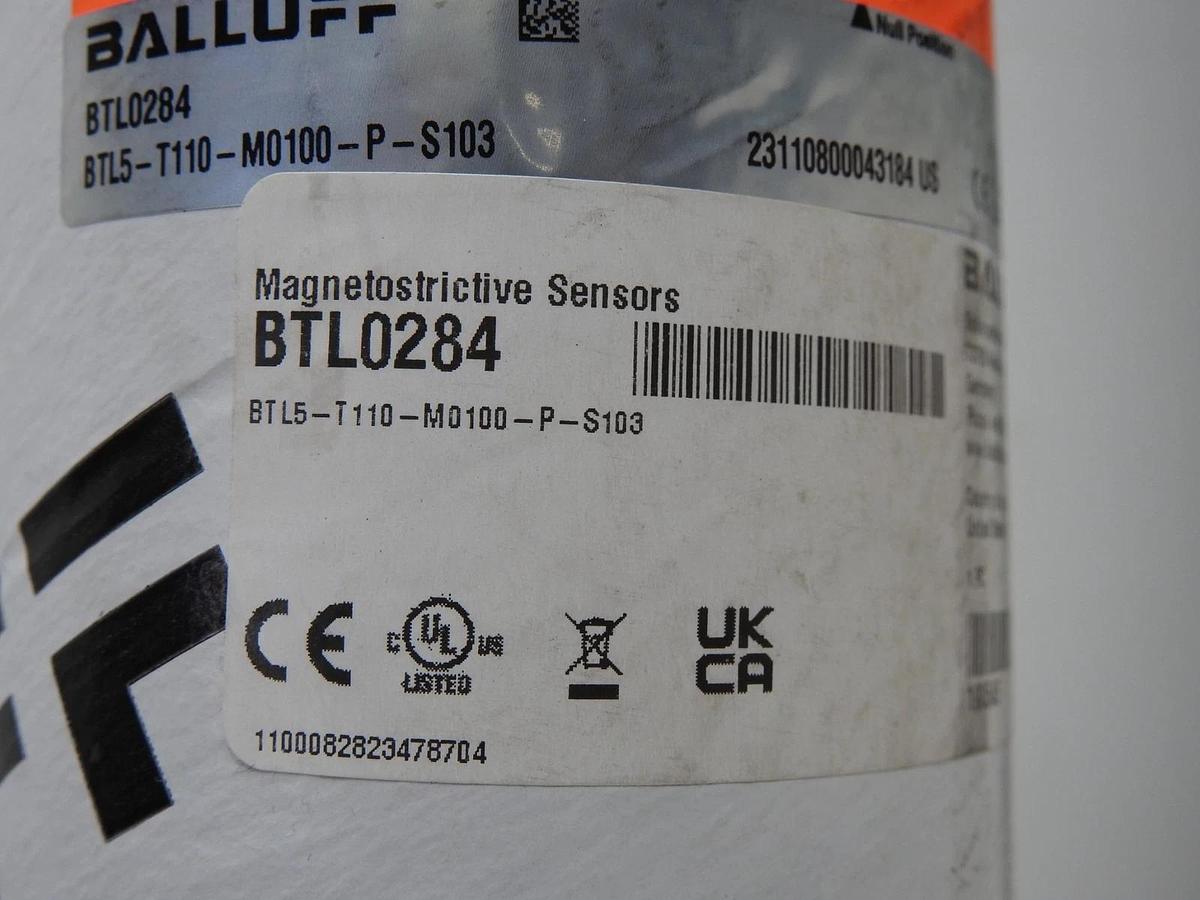 BALLUFF BTL5-T110-M0100-P-S103 Magnetostrictive Sensor System BTL0284  - NOB NEW