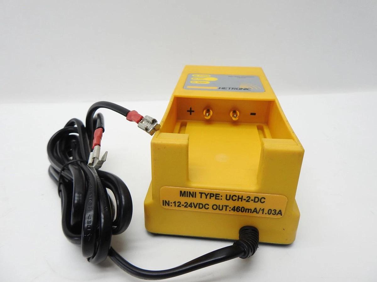 GENUINE Hetronic UCH-2-DC DC Battery Charger UCH-2, 12-24 VDC 0.5A - OEM NEW!