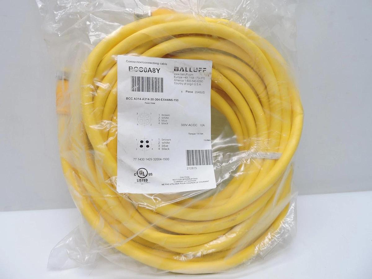 BALLUFF BCC A314-A314-30-304-EX44W6-150 / BCCA314A314303 - NEW!