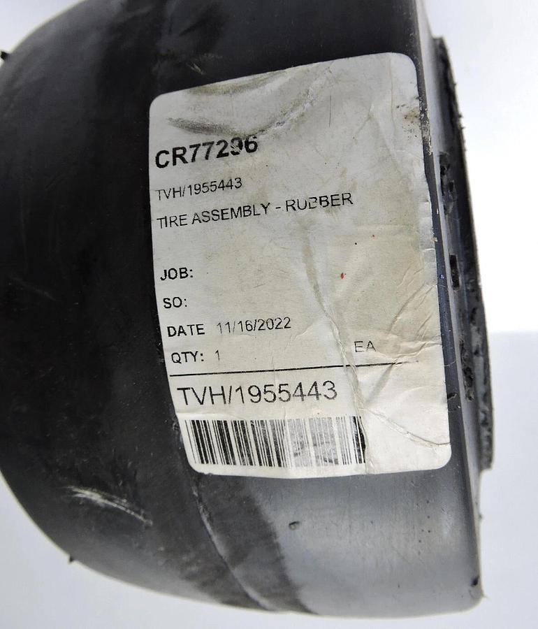77296 Tire / Wheel Assy - Rubber 3Rd Wheel For Crown Forklift CR77296 NEW