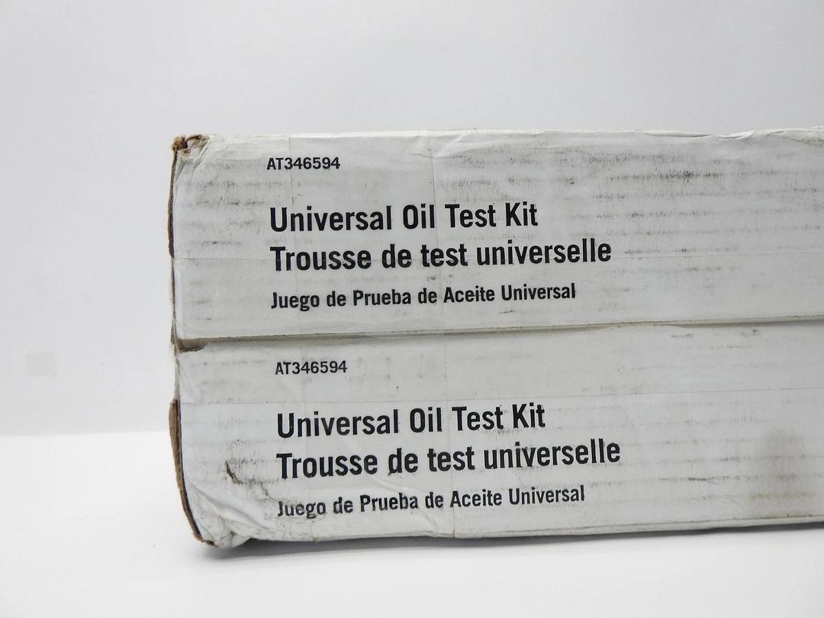 Lot of 2 - GENUINE John Deere AT346594 Universal Oil Test Kit OEM NEW