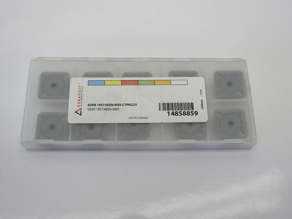 10-pk Ceratizit SDKR 1907 AESN-M50 CTPM225 Inserts #14858859