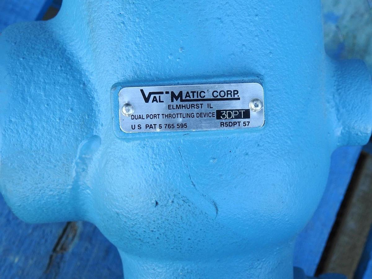 Val Matic Dual Port Throttle Device 3DPT w/ Well Service Air Valve 103WST 3" CWP
