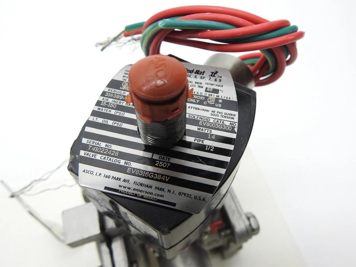 ASCO EV8316G384V 1.4 W LOW POWER SOLENOID VALVE 24DC - NOB NEW!