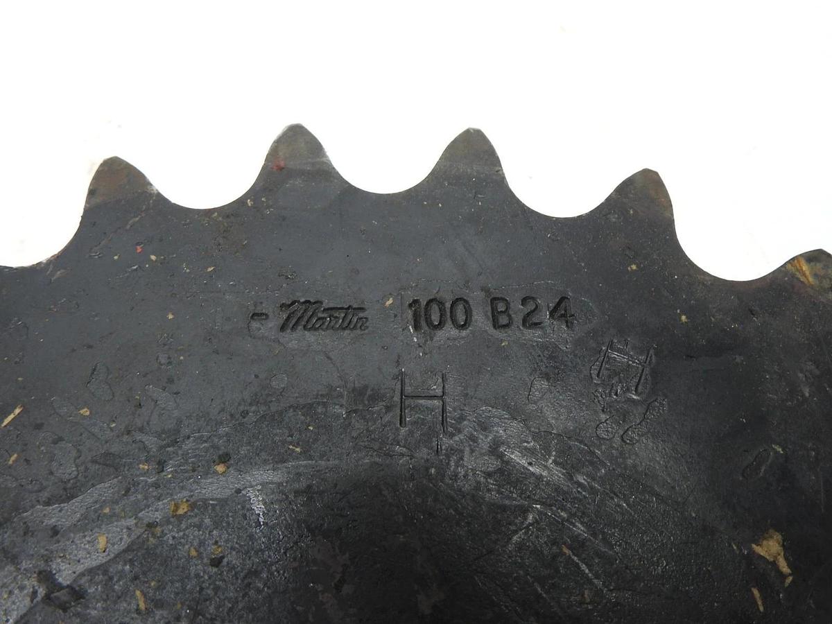 Martin 100B24 Single Roller Chain Sprocket 24t - NEW OLD STOCK