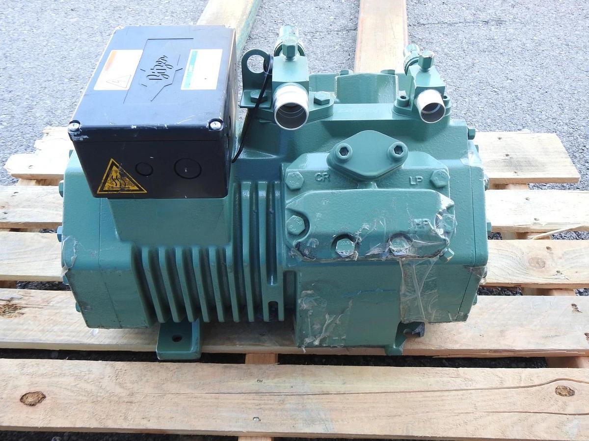 OEM Bitzer 4CES-9-4SU Semi Hermetic Compressor 4CES94SU -NEW BROKE MOUNTING TABS