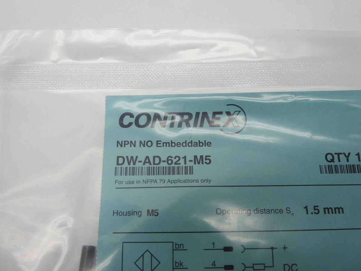 OEM Contrinex DW-AD-621-M5 Miniature Inductive Sensor MFGD DWAD621M5 *GENUINE*