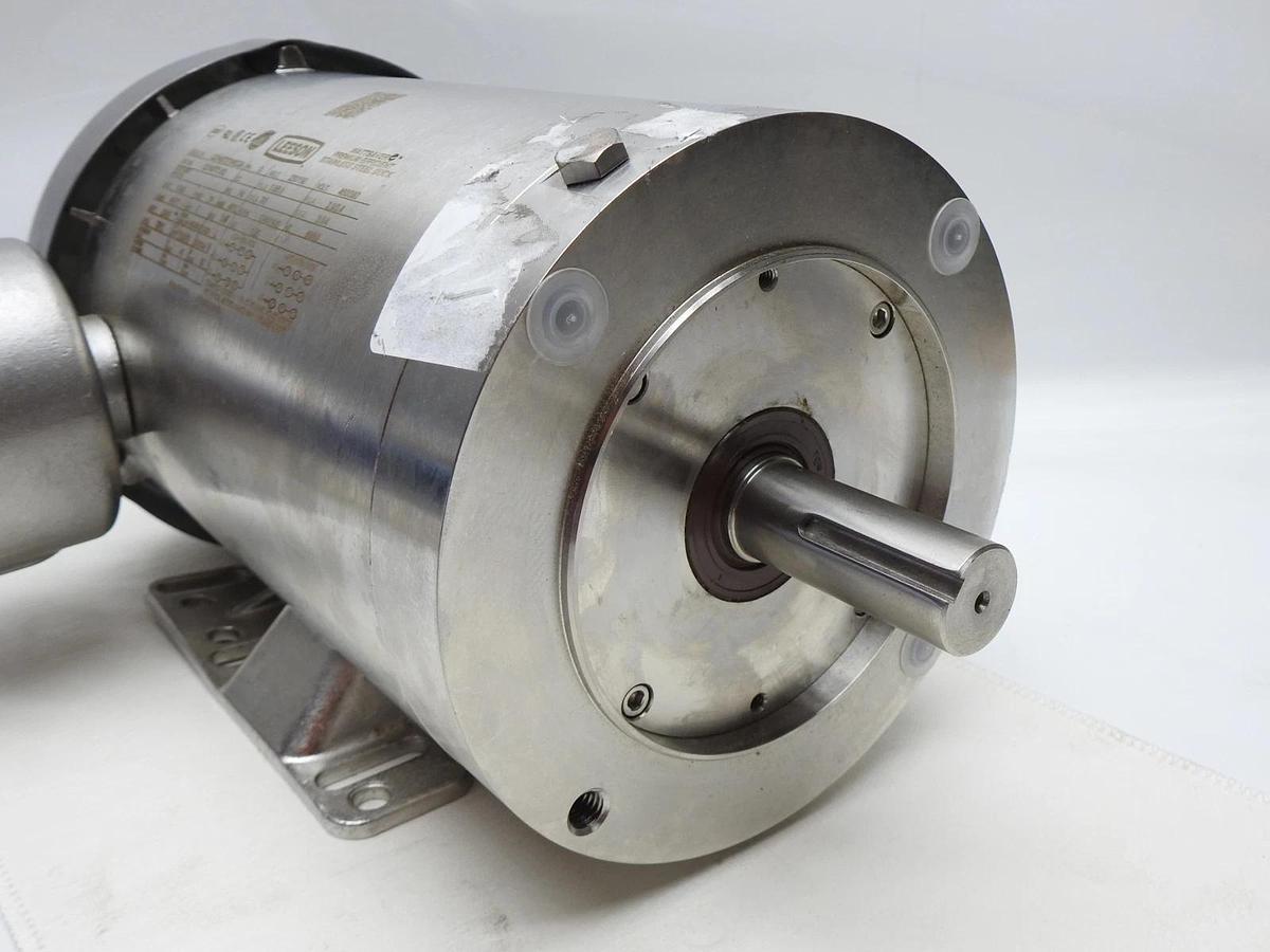 2HP Leeson 121877.00 Washdown Motor 3 Ph 230/190V 460/380V 145TC CZ145T17WK33A