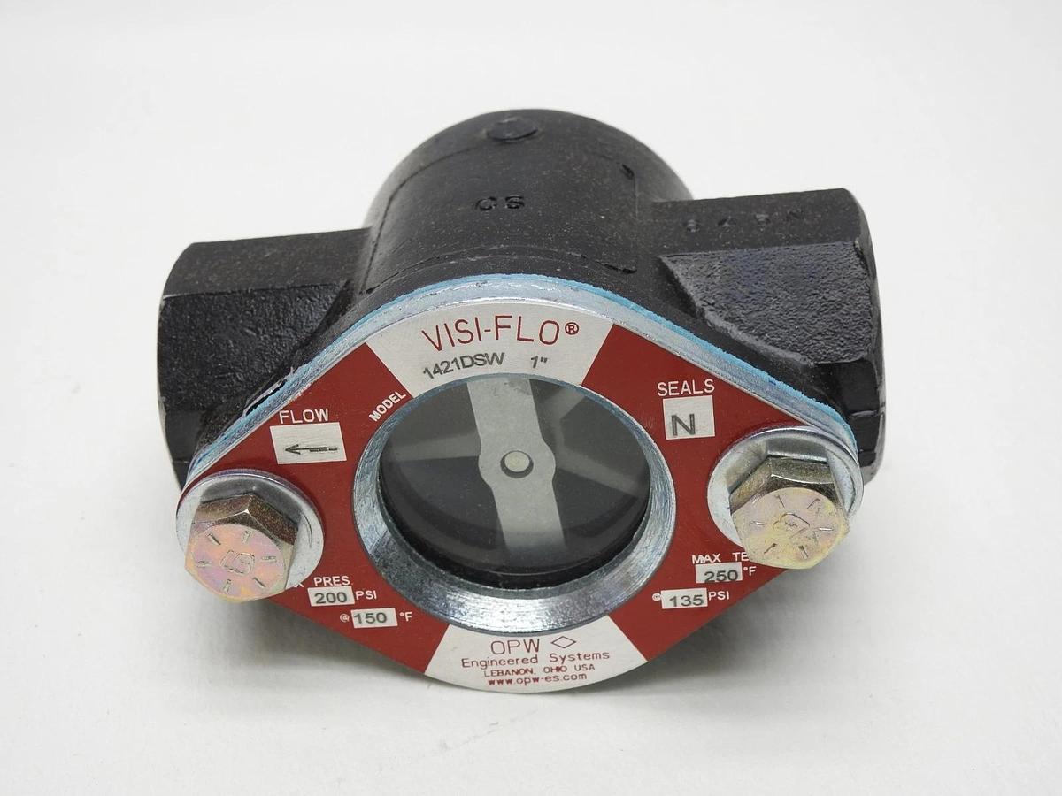 OPW 1421DSW-0105, VISI-FLO Sight Flow Indicator 1", 1400 Series - NEW IN BOX!