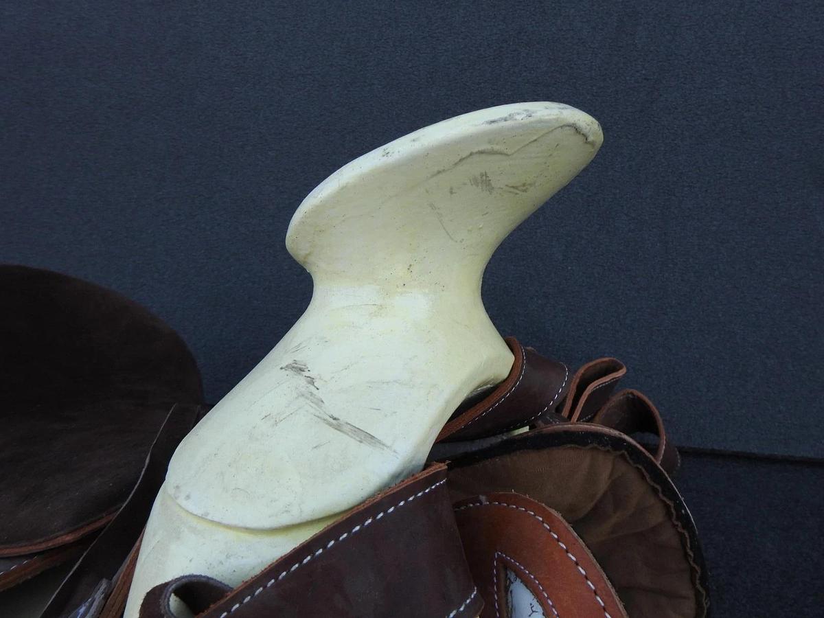 Round Cantina Charra Chair Mexican Leather Horse Saddle