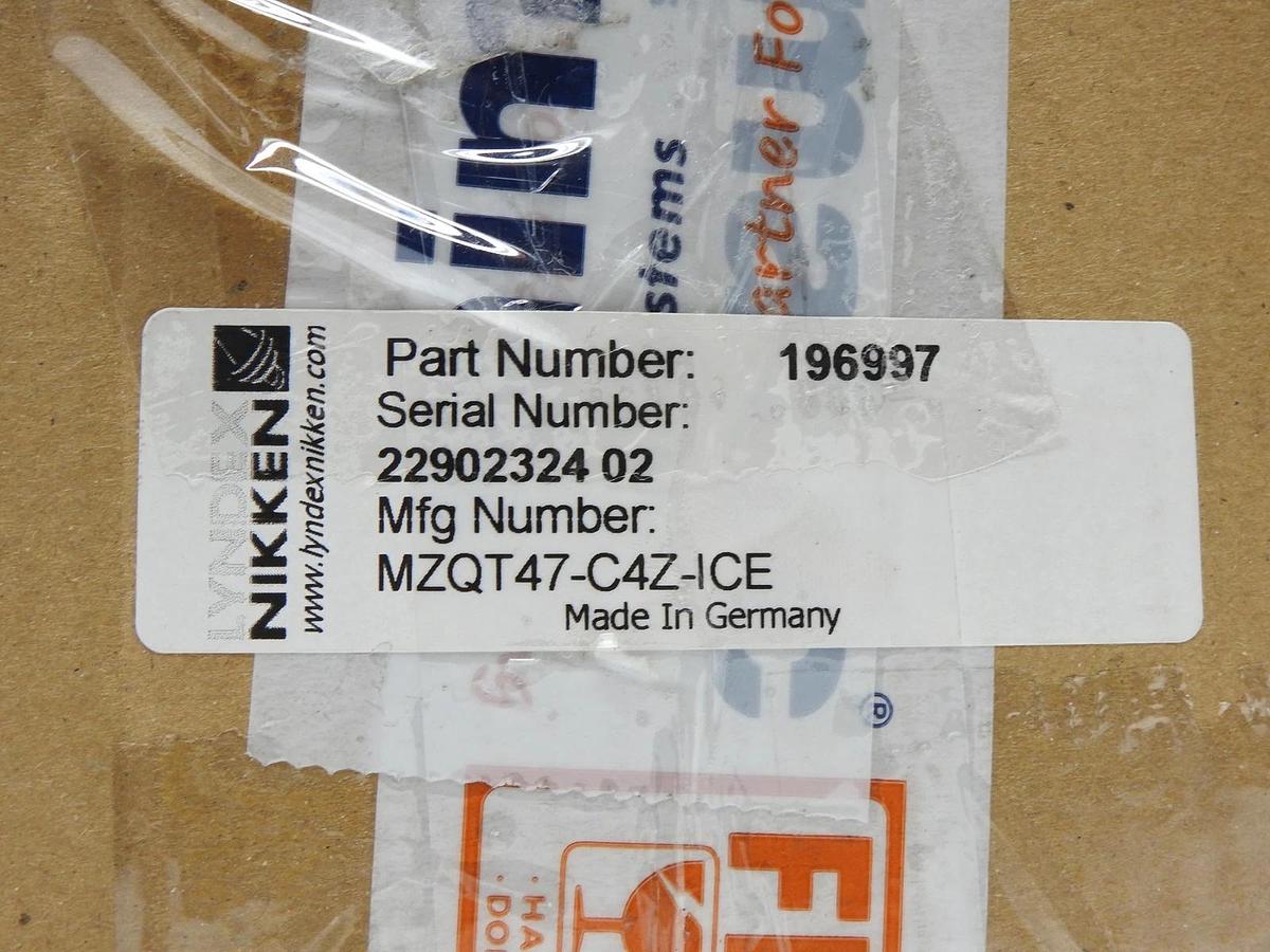 Lyndex-Nikken MZQT47 Live Tool Angle Milling Drilling Head MZQT47-C4Z-ICE - NOB!