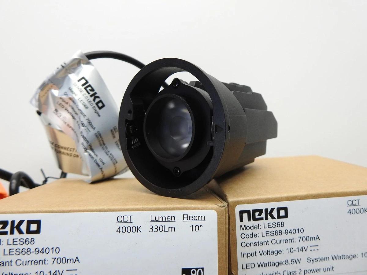 (24) Neko Lighting LES68 700mA 4000K + SA68CB Secondary Reflector + Veroza SENSE