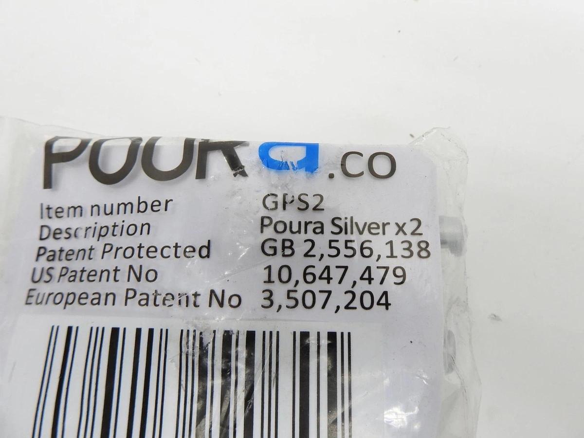 Poura Silver x2 Bottle Pour Spout w/ Built in Fly Protection GPS2