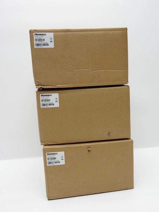Lot of 3 - Homaxi AC-PC06 Corner Mount Bracket - WHITE -