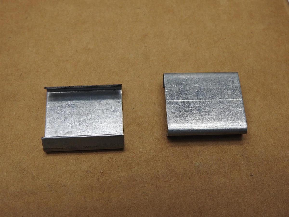 Signode 1306105 3/4 SNAP-ON Seal Galvanized (5,000 BOX) Strapping Seal