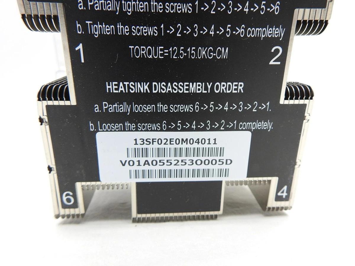 13SF02E0M04011 Heat Sink Replacement E12 Series CPU Heatsink