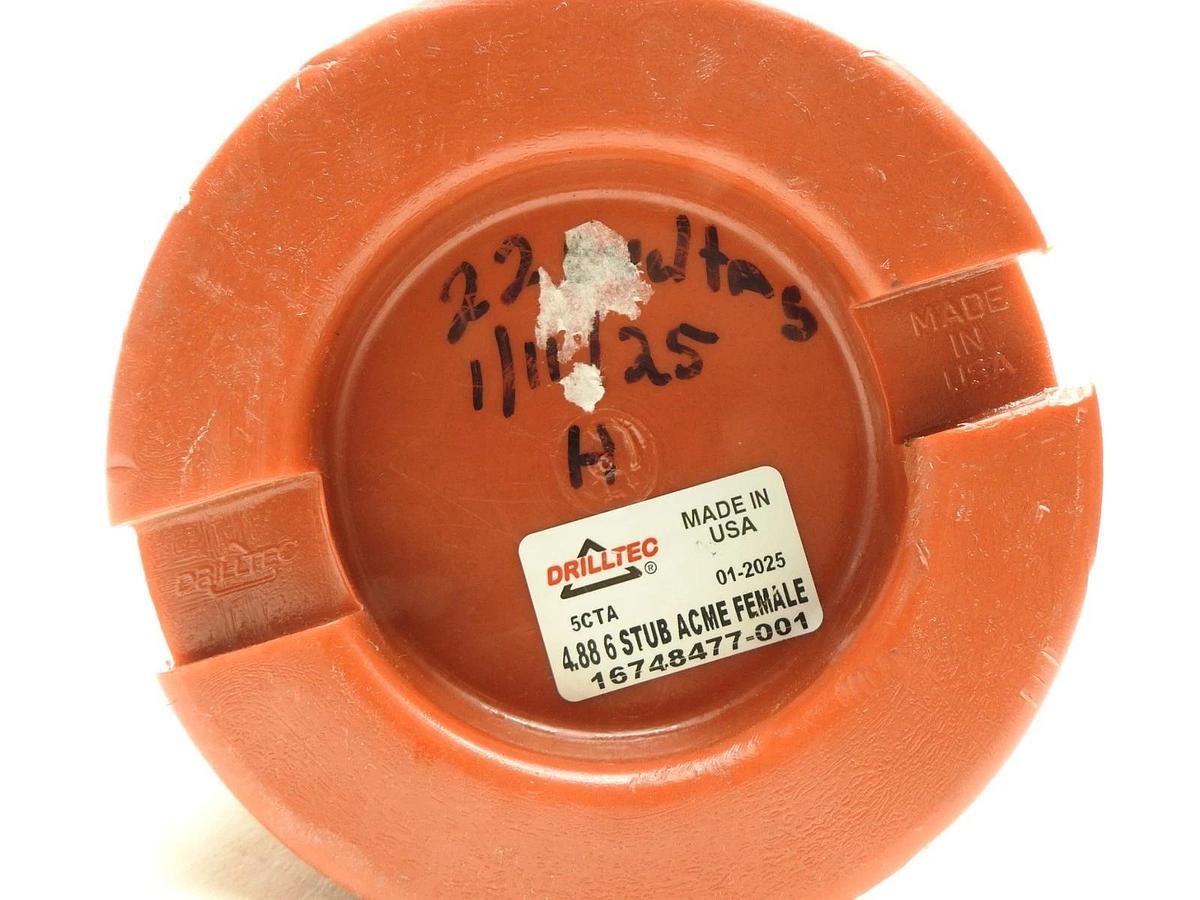 Drilltec 4.88 6 Stub ACME Female 16748477 001, 9701025112, 15KWP, 22.5KTP - NEW!