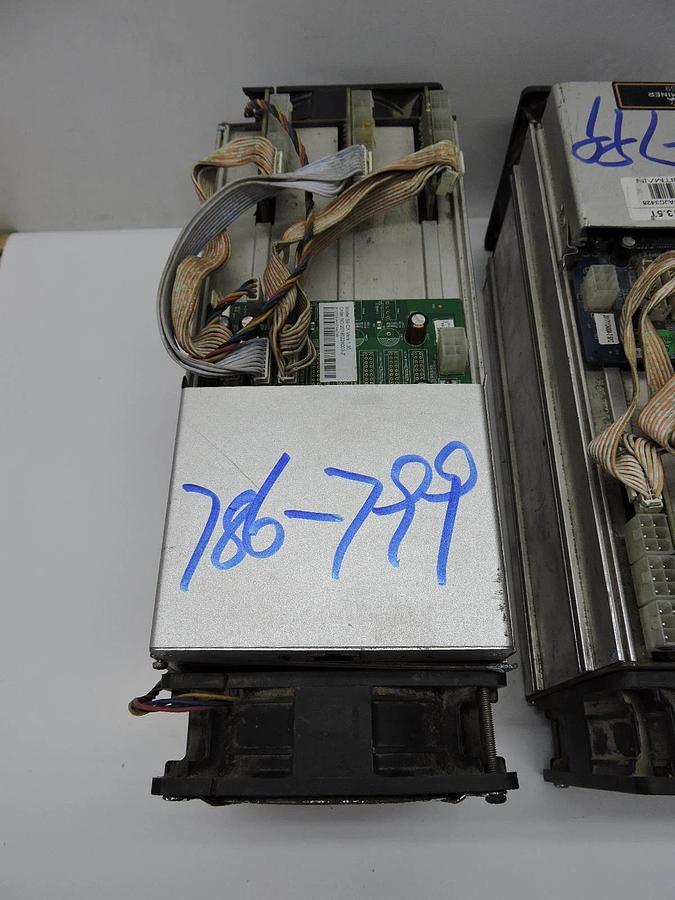 (Lot of 2) S9 Bit Miner Crypto Miners w/ power supplies - AS IS READ