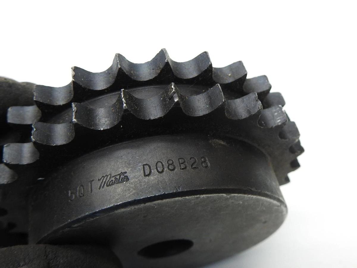 Martin D08B28 Metric Double Roller Chain Sprocket - NEW OLD STOCK!