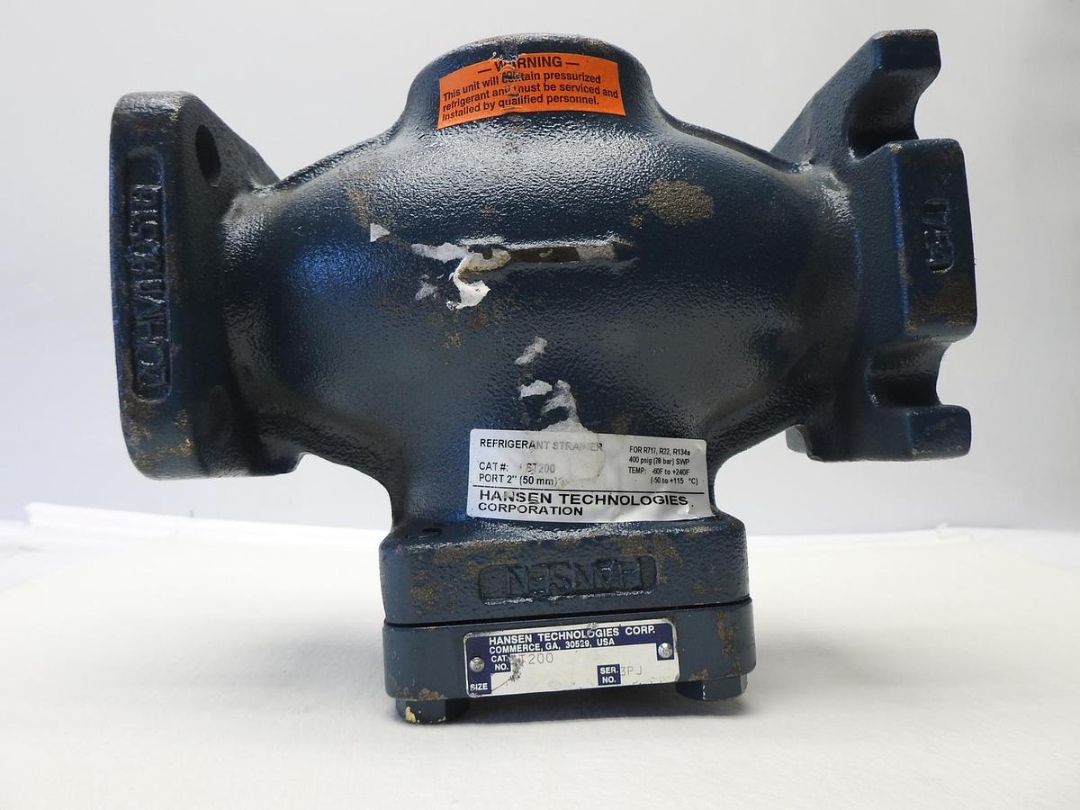 Hansen ST200 Refrigerant Strainer Close Coupled 2", 60 Mesh - NOB NEW!