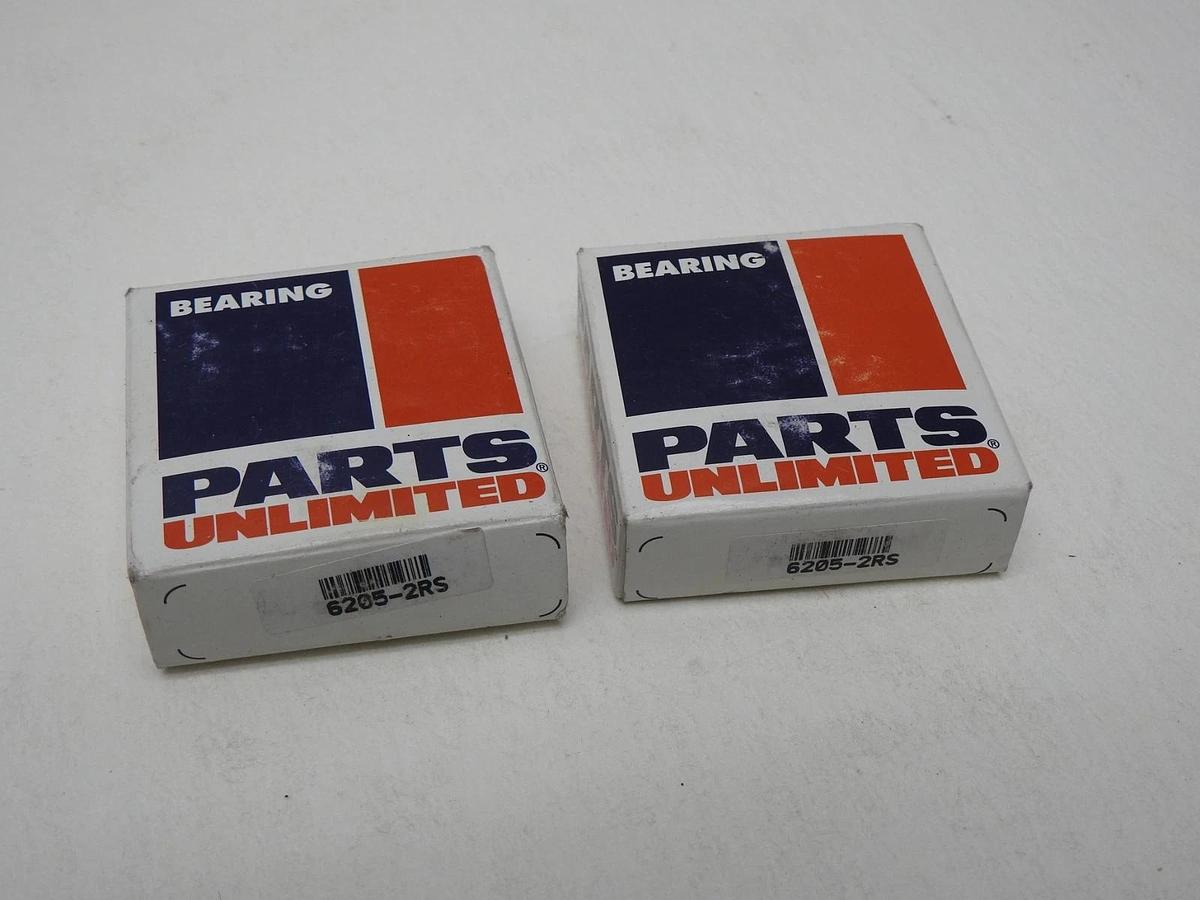 2 p/k - Parts Unlimited 6205-2RS 6205 2RS - NEW!