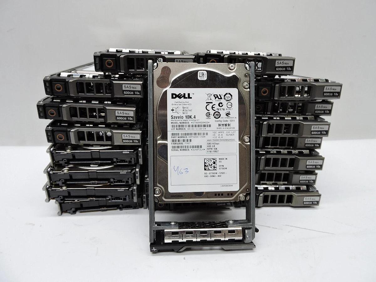 (LOT OF 24) Seagate Dell ST9600204SS 600 GB 2.5" SAS 2 Enterprise Hard Drive NEW