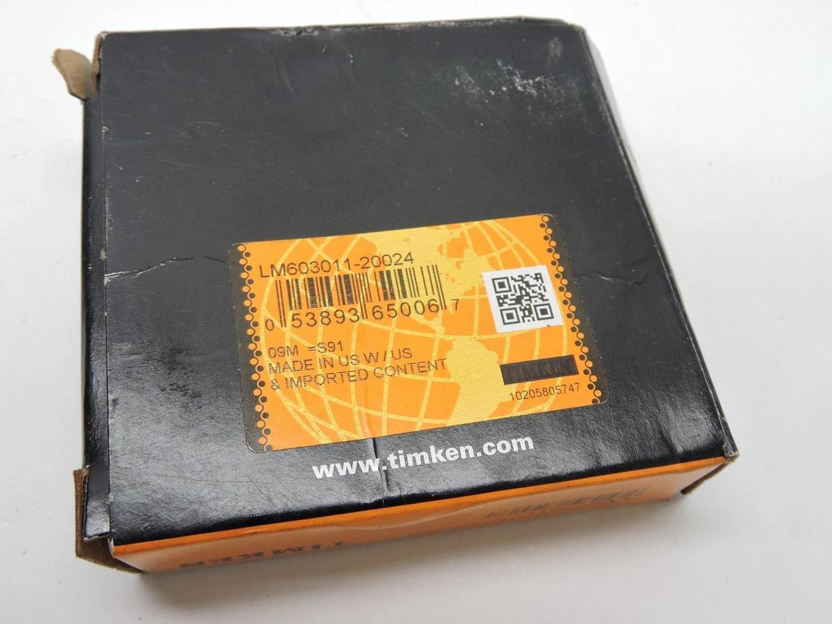 Timken LM603011-20024 Tapered Roller Bearing Cup - Single Cup LM603011 - OEM NEW