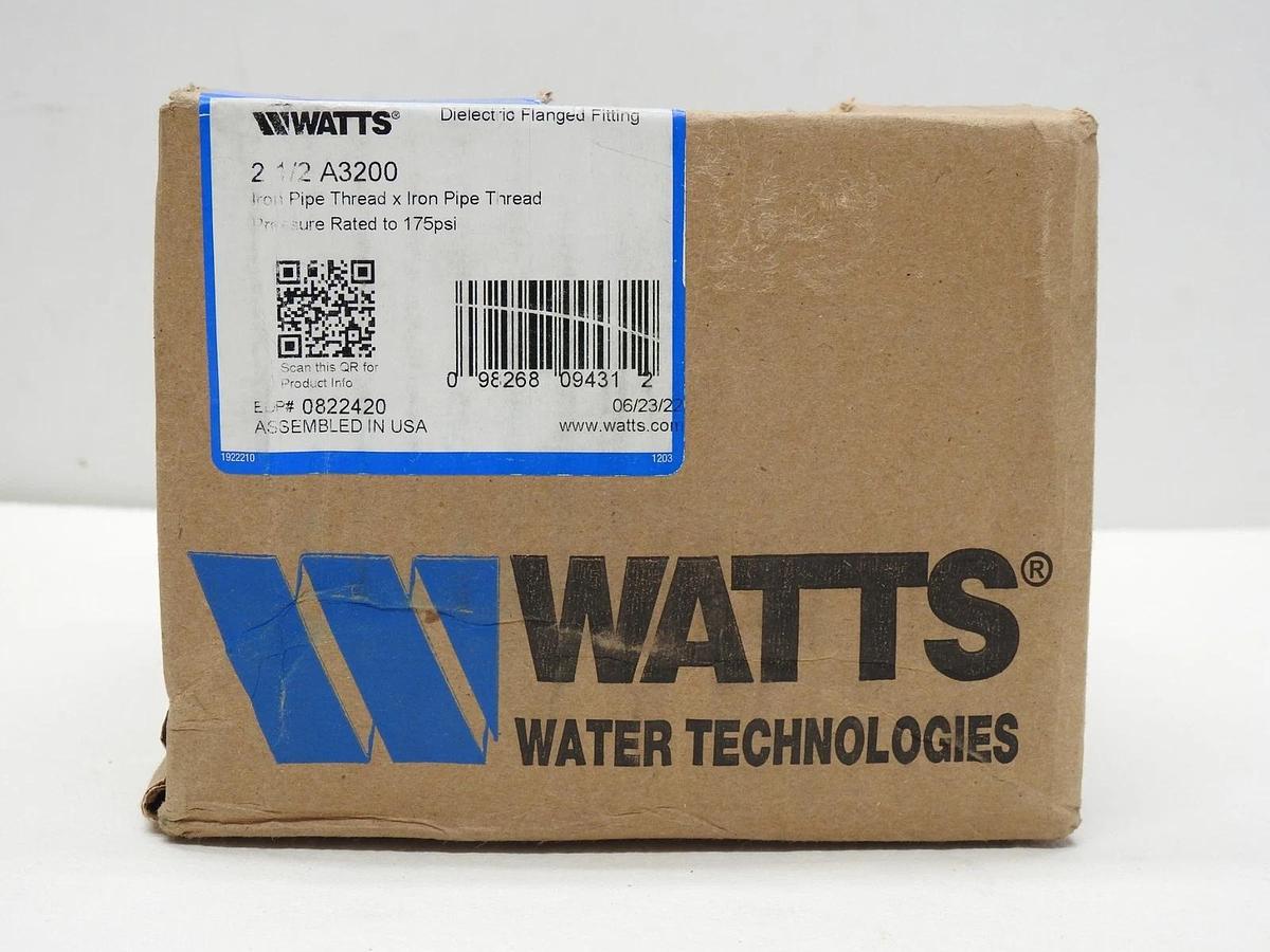 Watts 0822420 2-1/2" A3200 Dielectric Flanged Fitting - BRAND NEW