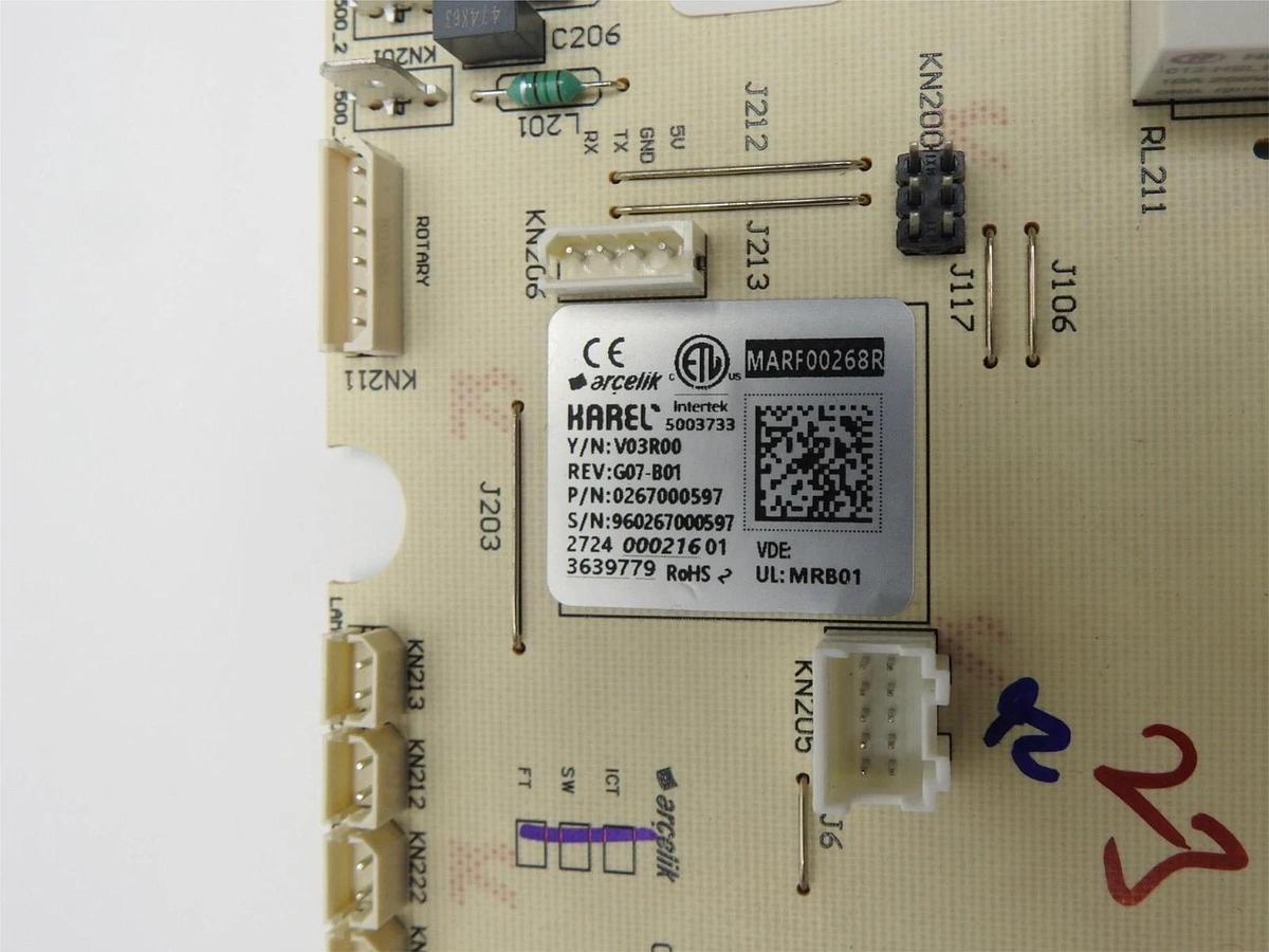 Beko 267600052 Mainboard Blomberg GENUINE OEM - NOB NEW!