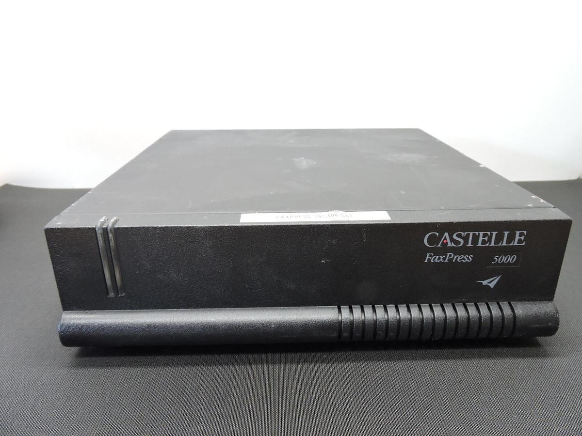 Castelle FaxPress 5000 (8-Line) External Fax / Modem 8-Port Server - USED
