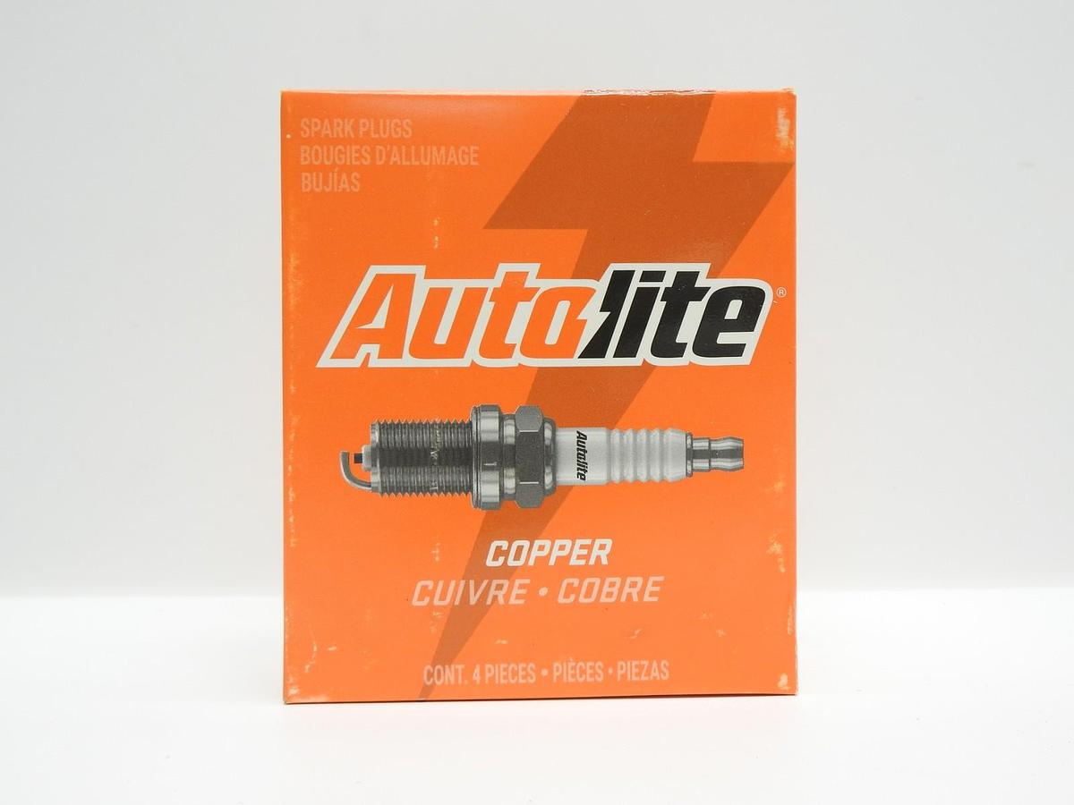 (4 Pack) Autolite 388 Copper Resistor Spark Plugs OEM NEW