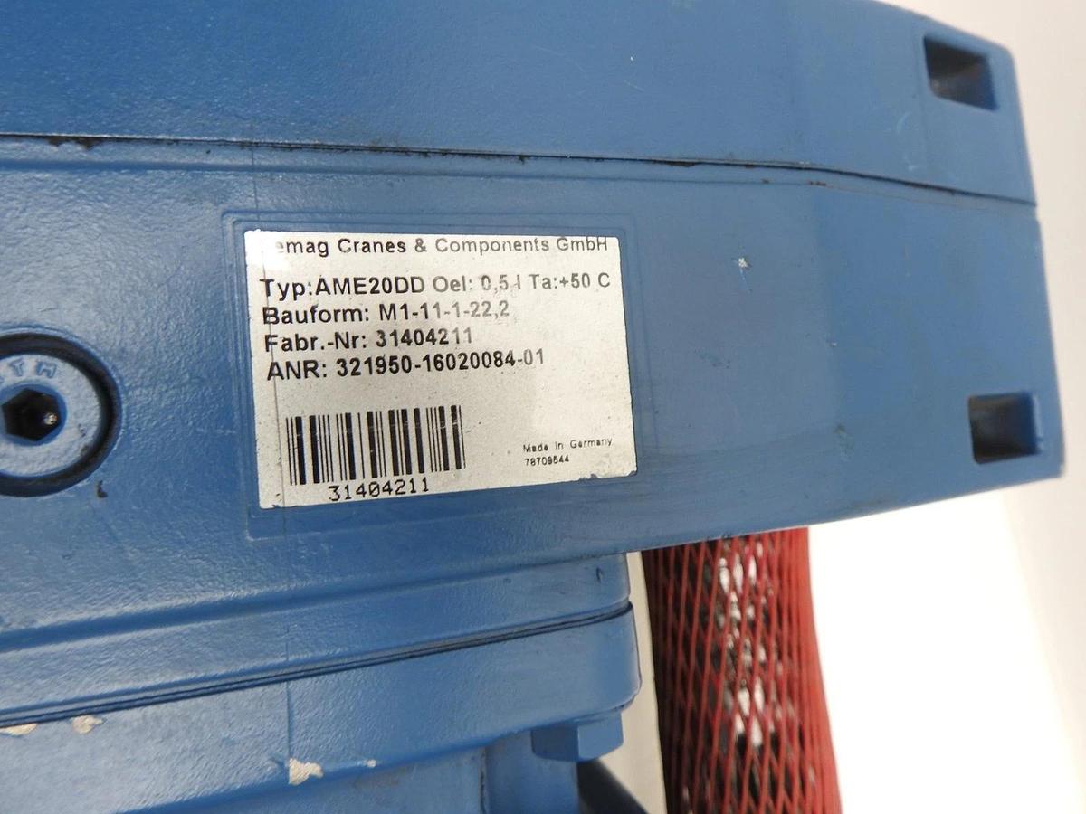 DEMAG AME20DD Motor w/ Gearbox (2 Shafts) - NOB NEW!