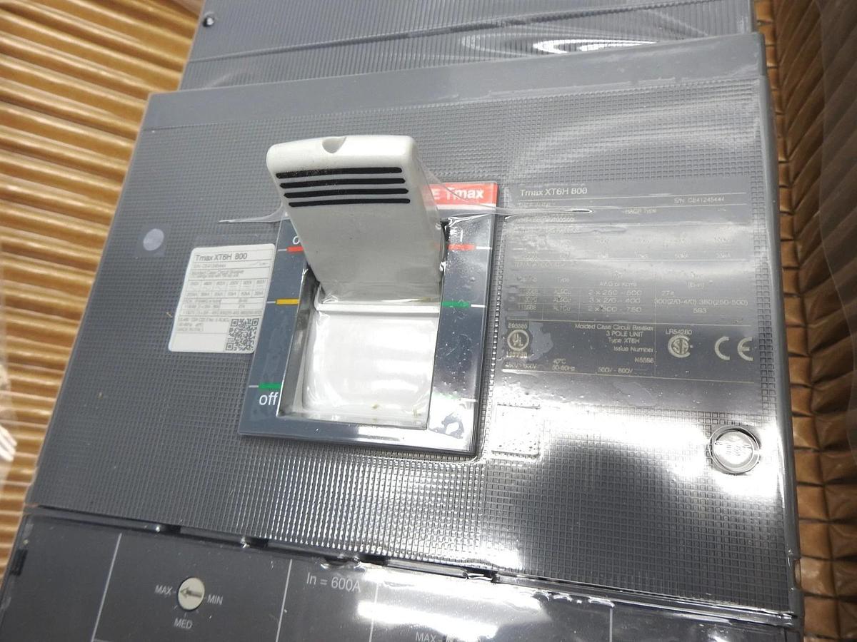 NEW! ABB SACE TMAX XT6H 800 TMA In=600A 3p F F UL (1SDA107639R1) Circuit Breaker
