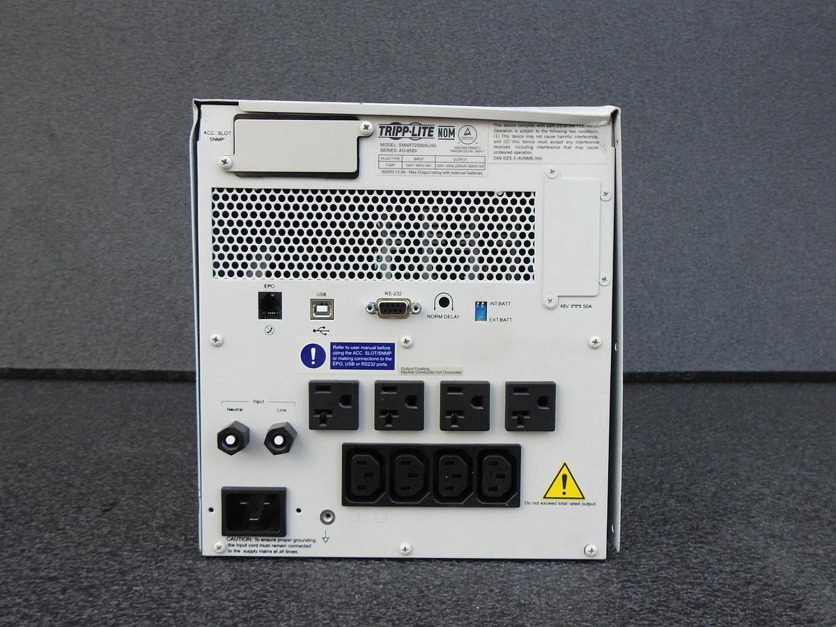 TRIPP LITE SMART2500XLHG Medical USB UPS 2200VA 1920-Watts Smart Tower Hospital