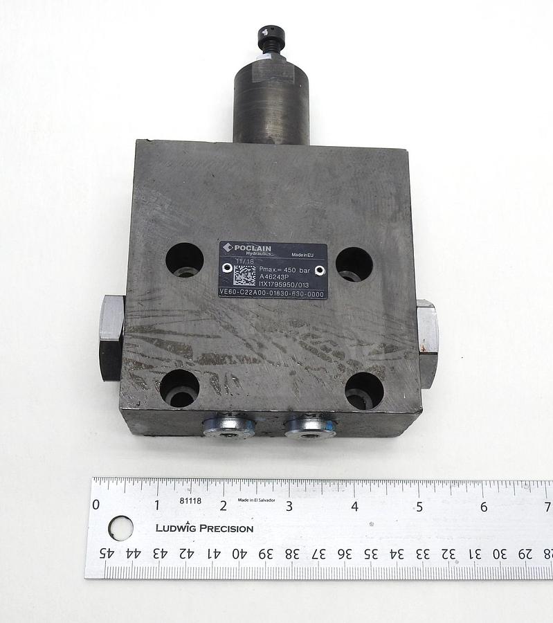 Poclain VE60-C22A00-01830-630-0000 Exchange/flushing Valve VE60 for Transmission