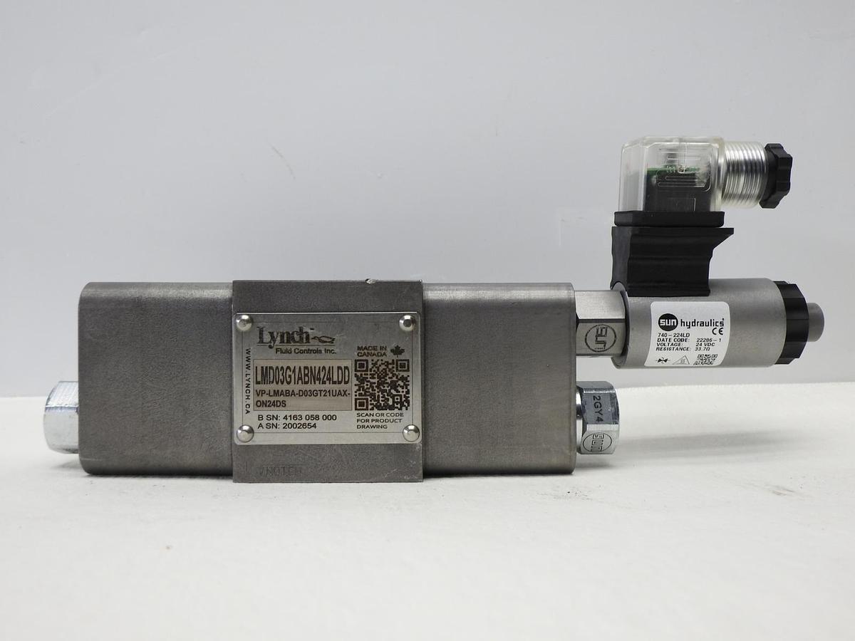 Lynch Fluid Controls LMD03G1ABN424LDD, VP-LMABA-D03GT21UAX-ON24DS - NEW