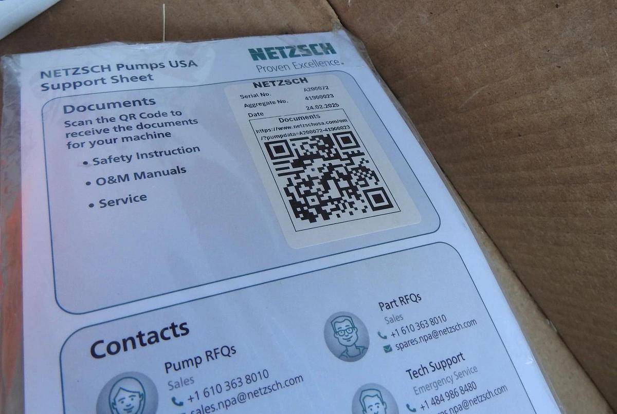 NETZSCH Type NM015 NM015/008BY03S36B NEMO PUMP .6-6 GPH 41900023 41-407 RPM- NEW