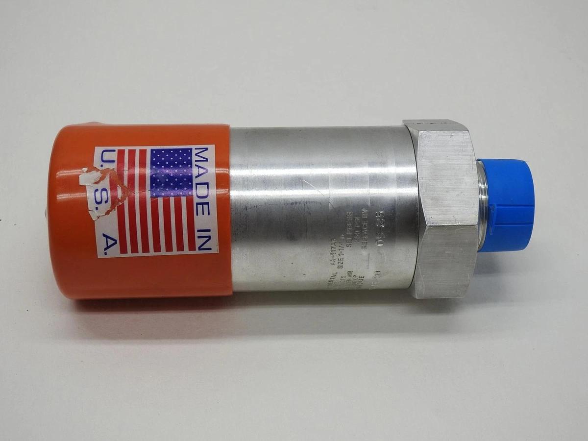 Continental NH3 1-1/4" Safety Relief Valve A-417-AB , AA-417AB - NOB NEW!