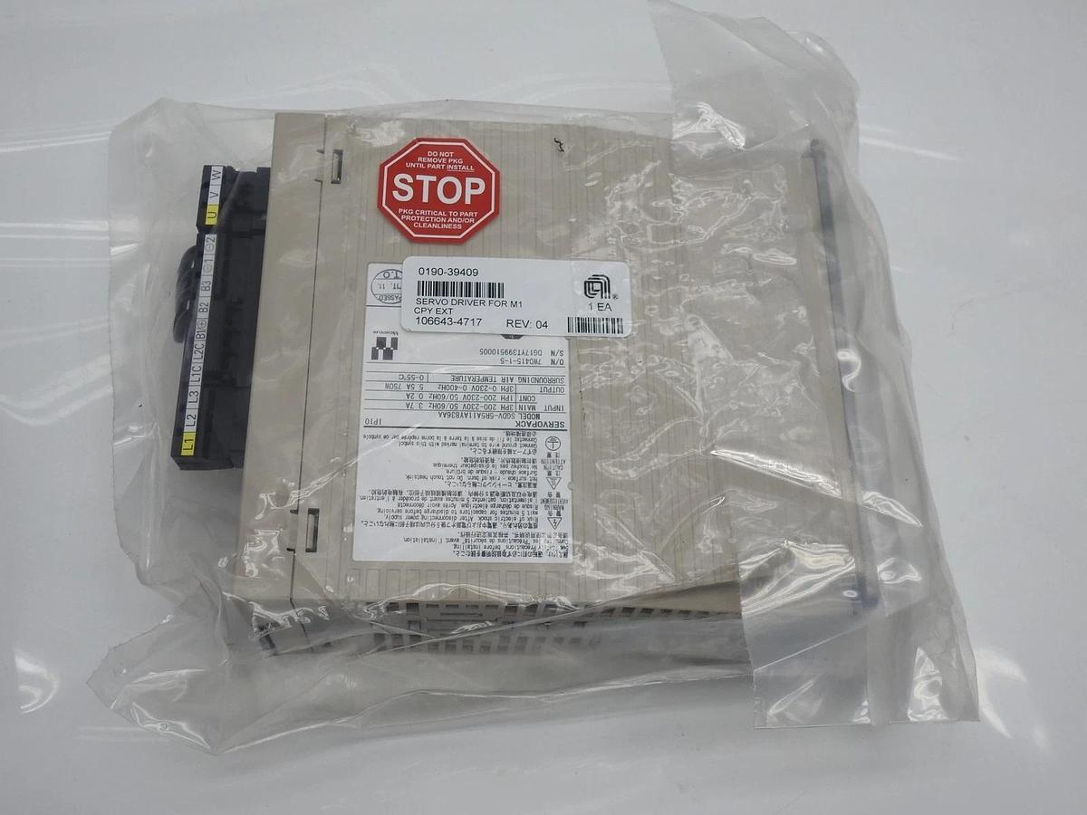 Yaskawa SGDV-5R5A11AY836AA ServoPack Servo Drive For M1, AMAT 0190-39409 NOB NEW