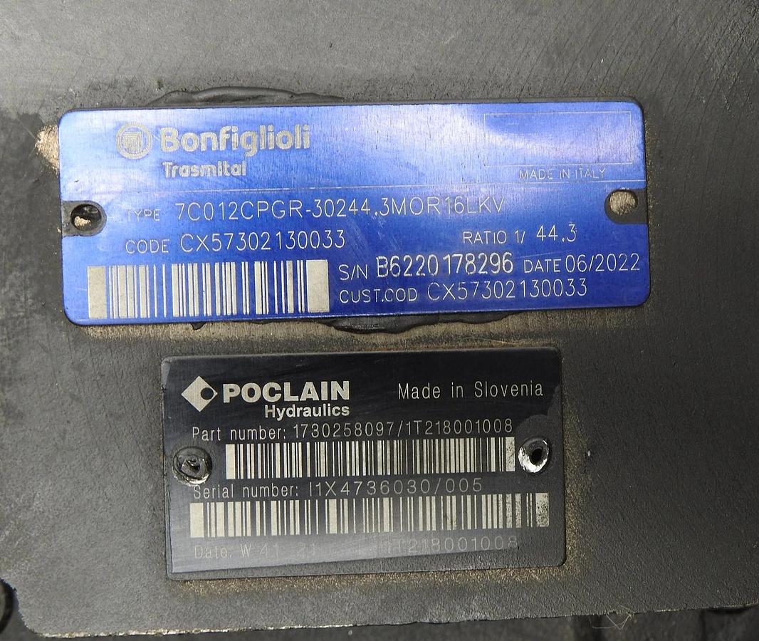 GENUINE Bobcat Final Drive Travel Motor (12 Bolt) 1730258097 / 1T218001008 NEW