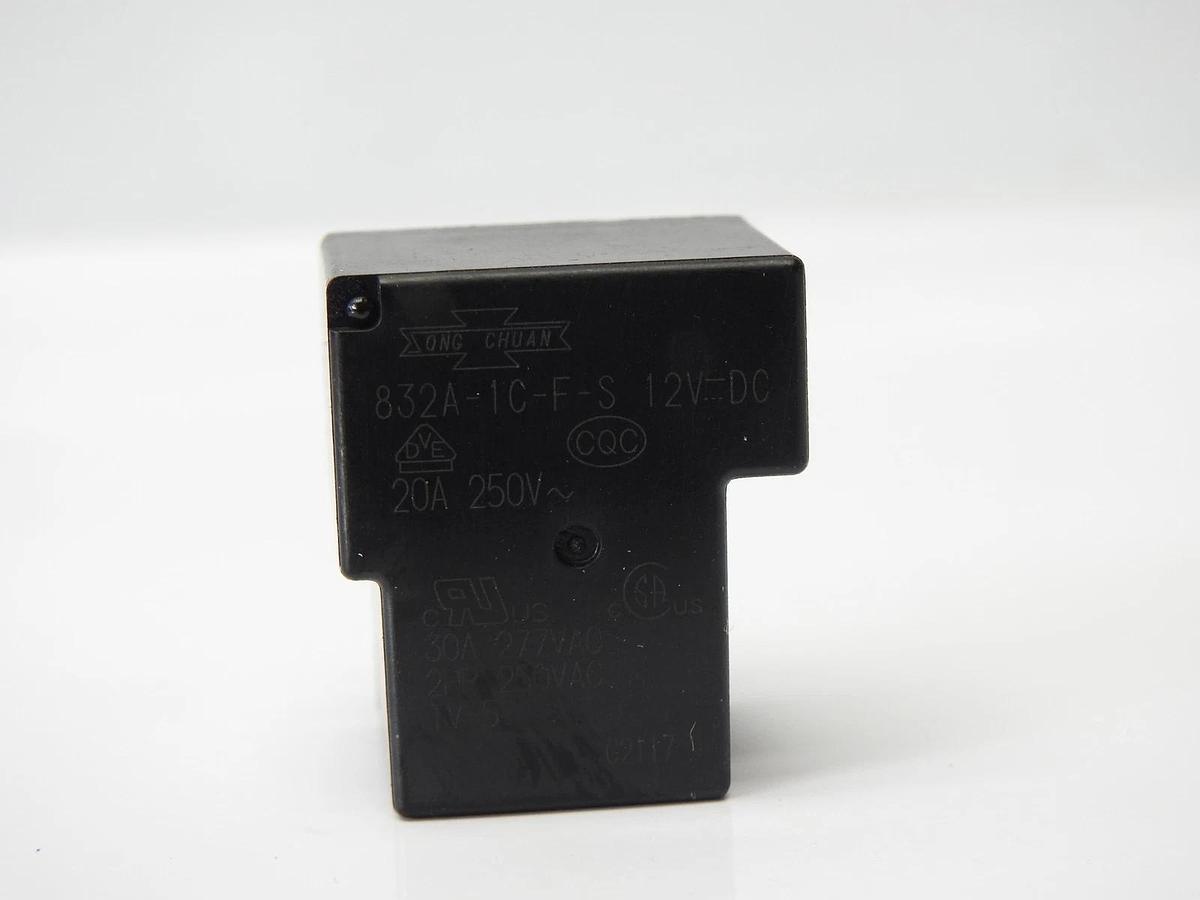 Lot of 50 - Song Chuan 832A-1C-F-S 12VDC, 30A SPDT 5-Pin General Purpose Relay's