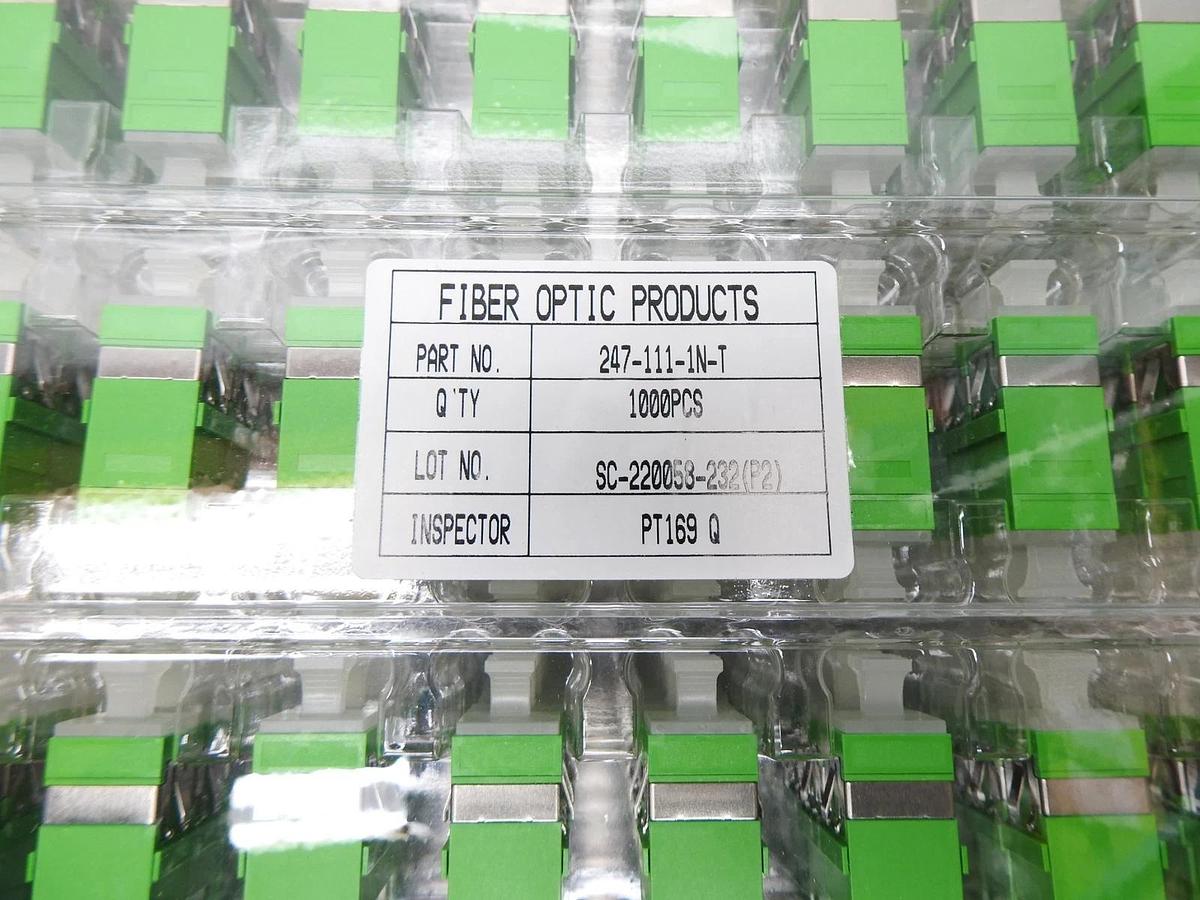 1000/pcs Senko 247-111-1N-T SC-APC FEMALE / SC-APC FEMALE SIMPLEX GREEN SC APC