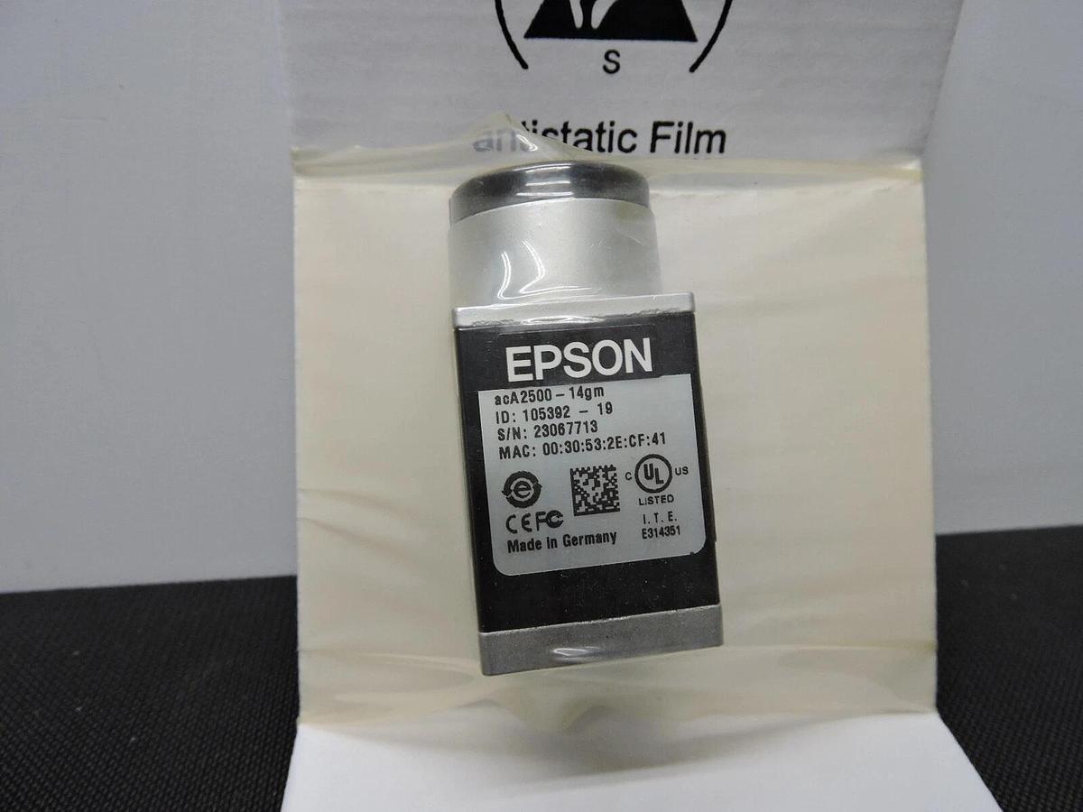 Epson ACA2500-14gm 5M GIGE Camera R12N7C3031 RC90/700 - New Other: Unit is brand
