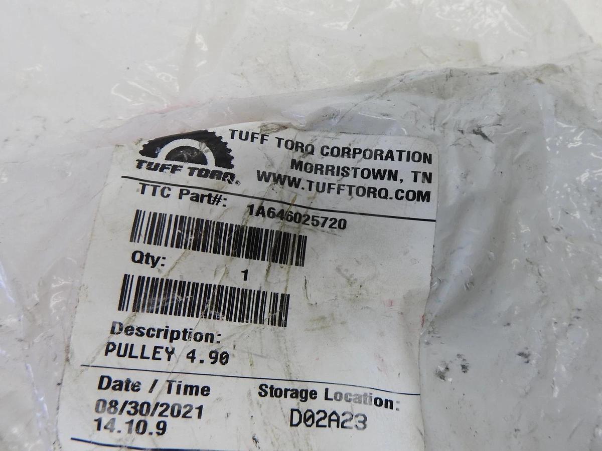 OEM Tuff Torq 1A646025720 Transmission Spline Drive Pulley 4-7/8" x 1/2" GENUINE