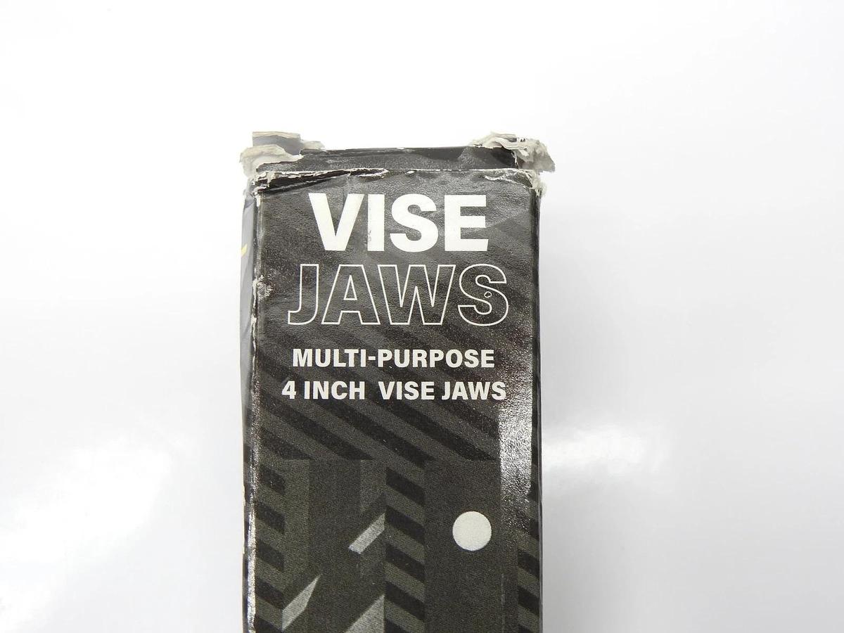 JCL 4" Vise Jaws Multipurpose Use on any Metal Vise, Magnetic Reversible Pads x2